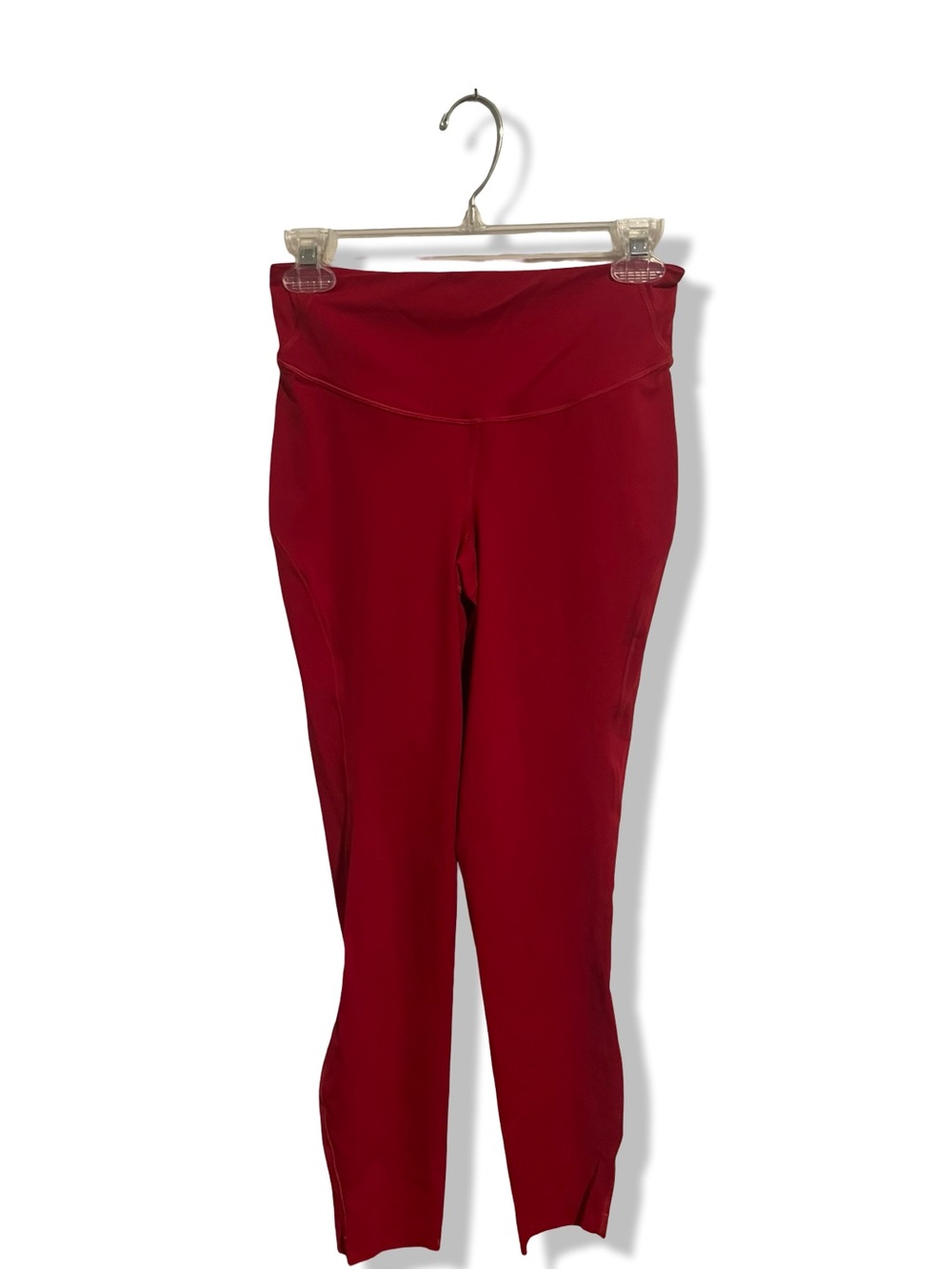 Red Lululemon Fast and Free High-Rise Tight